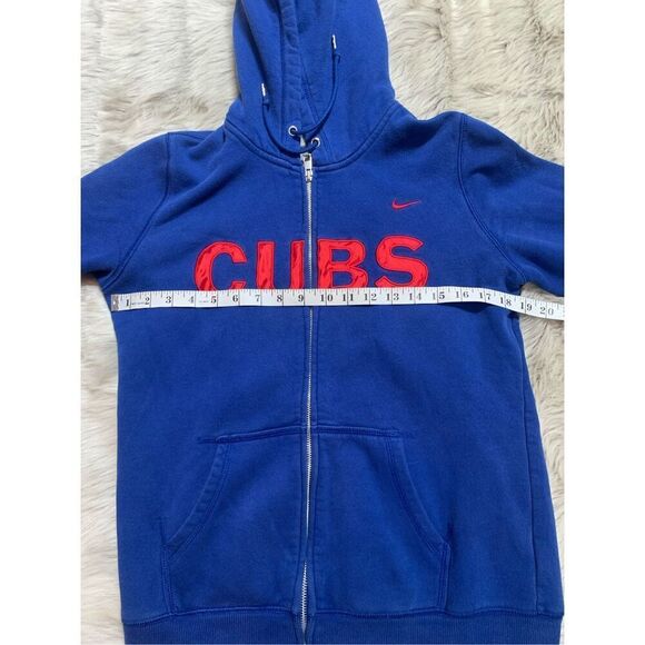 Nike Chicago Cubs Womens Zip up Hoodie Sweatshirt Large - Picture 5 of 6
